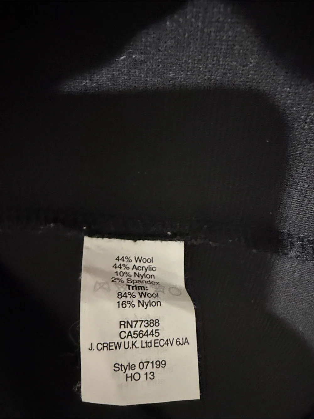 J. Crew crew black